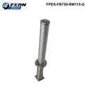 FPES-FB750-RM115-G - FERN360 Galvanised Bollard Removable - 115mm Diameter 750mm H