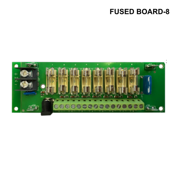 FUSED BOARD-8 - 8 way power distribution board