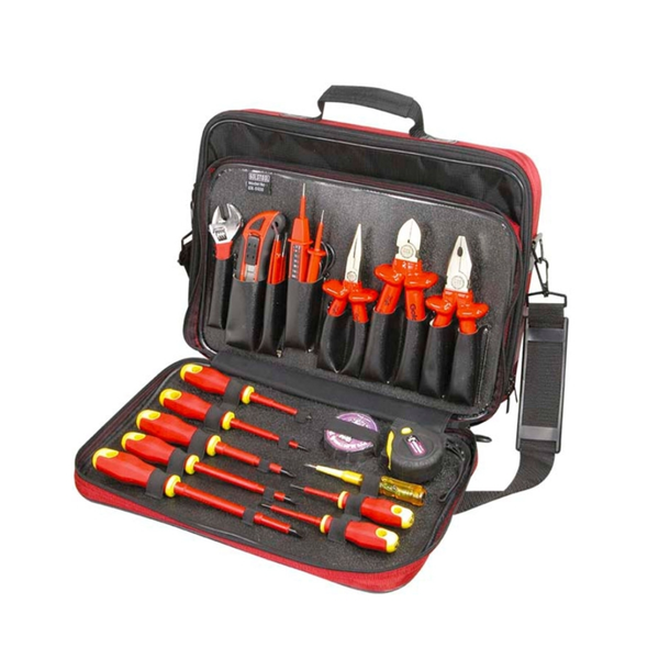GOLDTOOL 18 Piece Electrician's Repair Tool Kit. Includes Utility