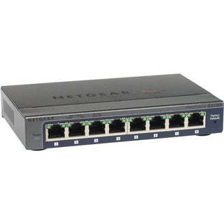 Netgear GS108E-300AUS Prosafe Plus 8-Port Gigabit Ethernet Switch - 8 Ports