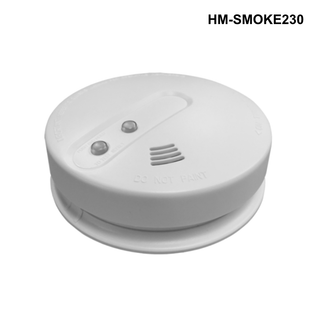 HM-Smoke230 - 230VAC Hardwired Smoke Detector, Inter-Connectable, with Battery Back-Up