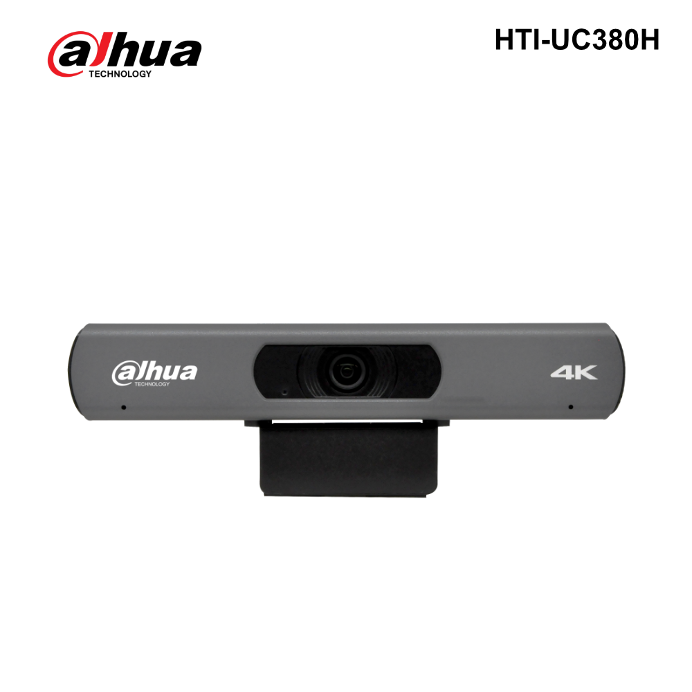 HTI-UC380H - Dahua Webcam UHD 4K 25/30 fps Auto Focus USB3.0 Built In Mic, E PTZ, WDR Low Light - 0