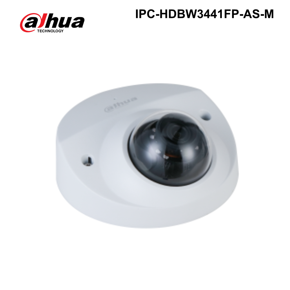 IPC-HDBW3441FP-AS-M - Dahua - 4MP IR Fixed Focal Wedge WizSense Security Camera
