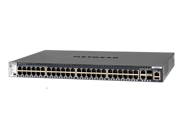 Netgear XSM4348FS-100AJS Ethernet Switch - Manageable - 3 Layer Supported - Modular - Optical Fiber, Twisted Pair