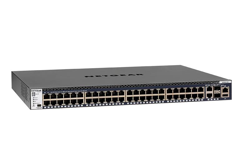 Netgear GSM4352S-100AJS 48x1G Stackable Managed Switch with 2x10GBASE-T and 2xSFP+ - 48 Ports - Manageable