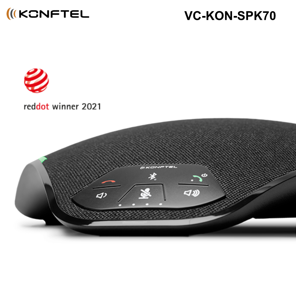 VC-KON-SPK70 - Konftel 70 Wireless Portable Conference Phone with USB & Bluetooth with NFC - 0
