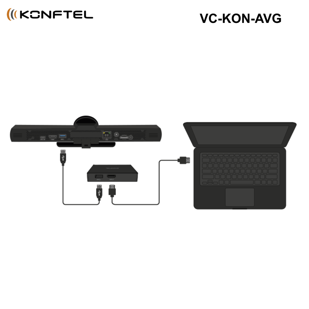 VC-KON-AVG - Konftel AV Grabber Enables Connection Between CC200 & Computer via Cable - 0