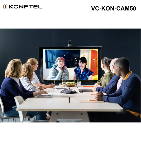 VC-KON-CAM50 - Konftel CAM50 USB PTZ Conference Camera. HD 1080p 60fps, 12x Optical Zoom