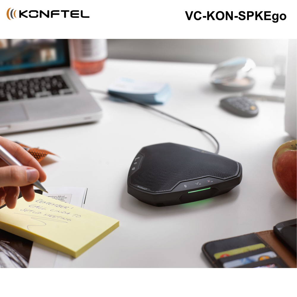 VC-KON-SPKEgo - Konftel Ego Small Portable Speaker Phone, Compatible with Skype for Business & Bluetooth - 0