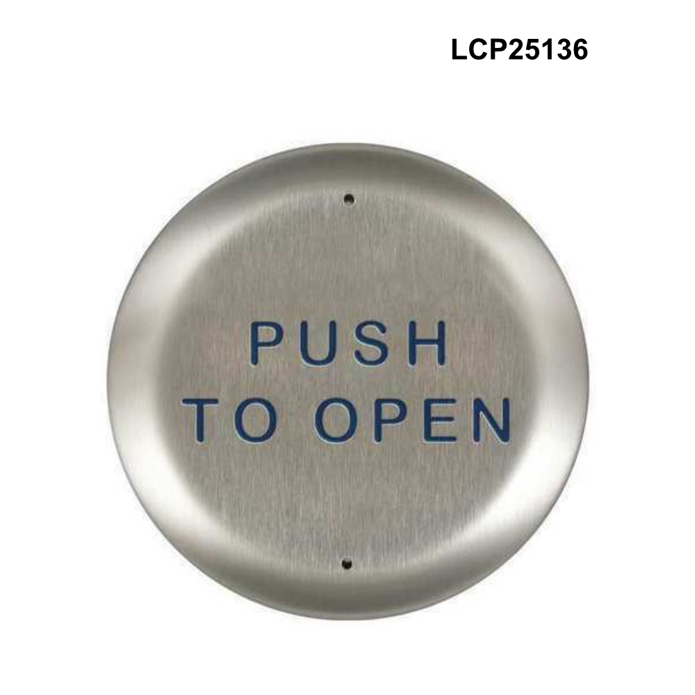 LCP25136 - Logo Push Plate Actuator - Request Exit Button