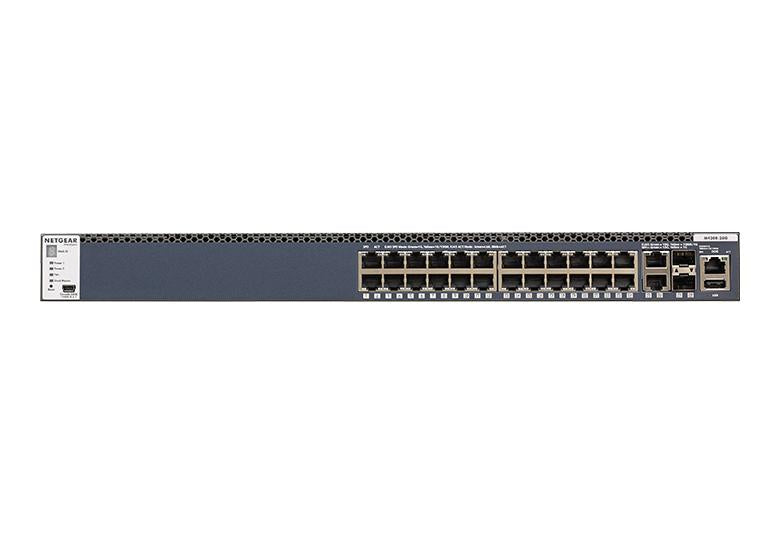 Netgear GSM4328S-100AJS 24x1G Stackable Managed Switch with 2x10GBASE-T and 2xSFP+ - 24 Ports - Manageable - 0