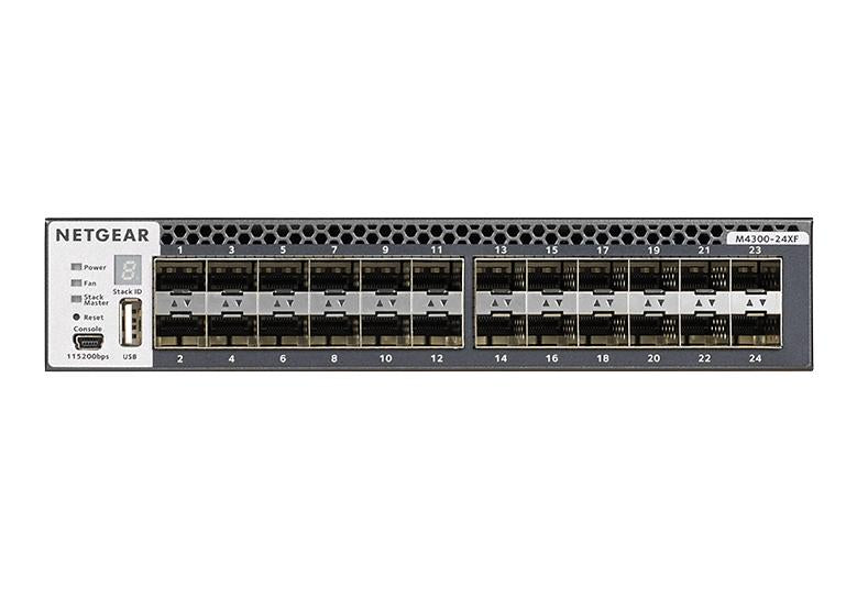 Netgear XSM4324FS-100AJS Ethernet Switch - Manageable - 3 Layer Supported - Modular - Optical Fiber, Twisted Pair - 0