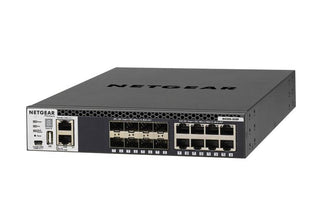 Netgear XSM4316S-100AJS Half-Width 16x10G Stackable Managed Switch with 8x10GBASE-T and 8xSFP+ - 8 Ports - Manageable