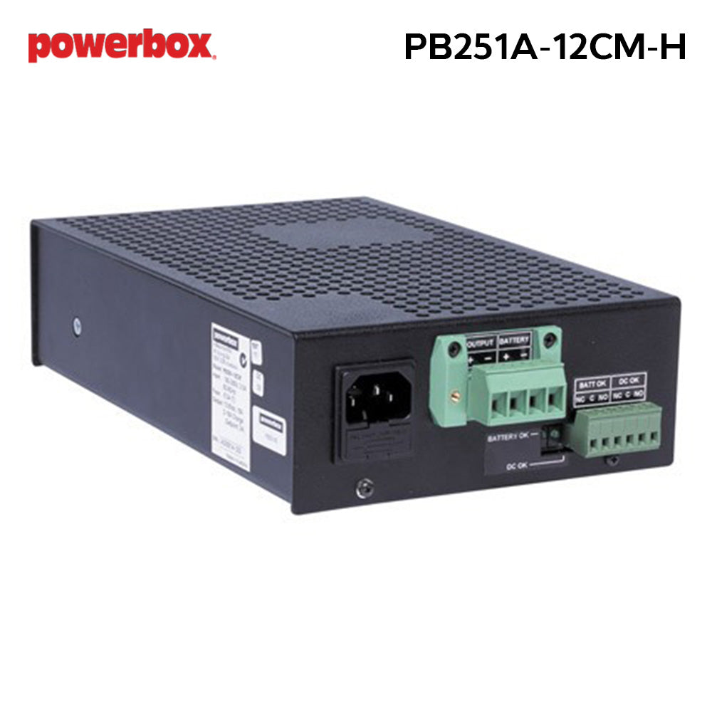 PB251A-12CM-H - Powerbox 13.8V DC UPS 16A on load 4A on Batt Charge
