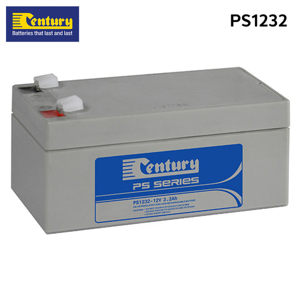 PS1232 - Century PS Series 12VDC 3.2Ah Alarm Battery