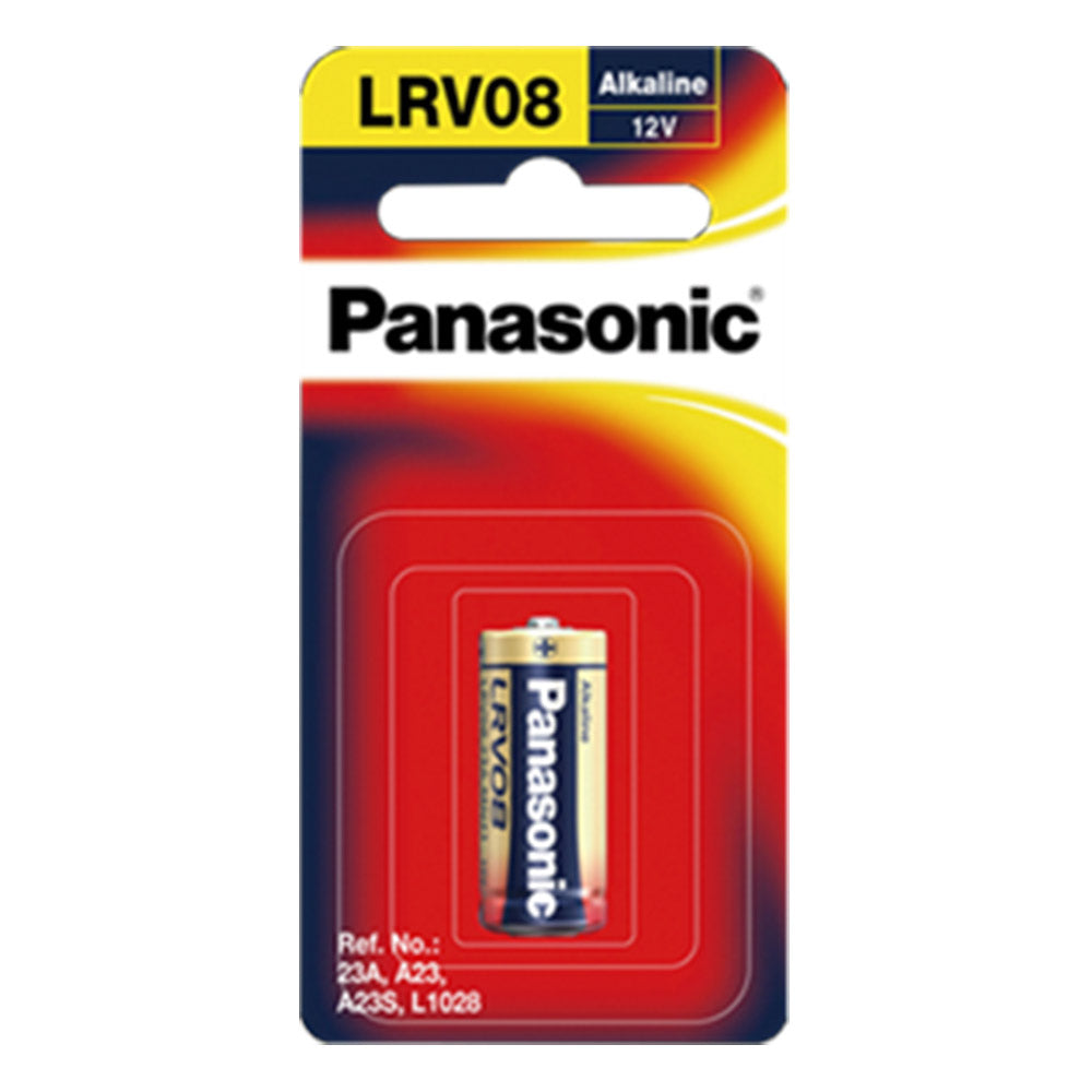 LR-V08/1BPA - Panasonic Alkaline 12 Volt Battery 1 Battery per Card