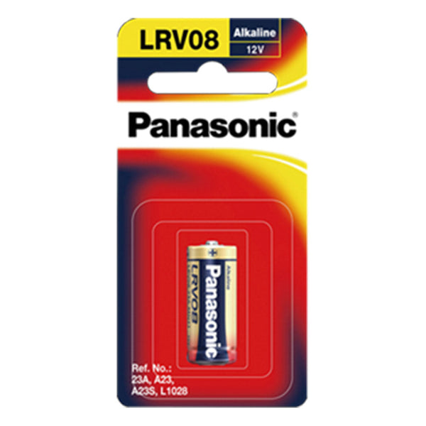 LR-V08/1BPA - Panasonic Alkaline 12 Volt Battery 1 Battery per Card