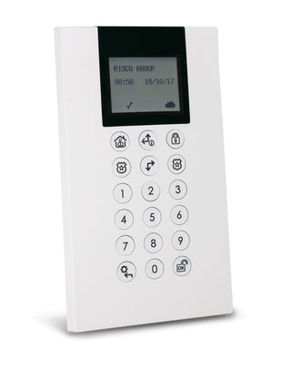 RP432KP0200A - Risco - White LCD Panda (wired) Keypad