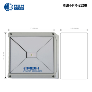 RBH-FR-2200 - RBH Wireless Receiver with 2 independent Wiegand outputs up to 30m