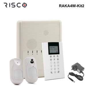 RAKA4W-Kit2 - Risco Agility 4 Kit - WiFi Control Panel, Panda Keypad, 1x iWave Detector, 1x eyeWave PIRCAM, PSU