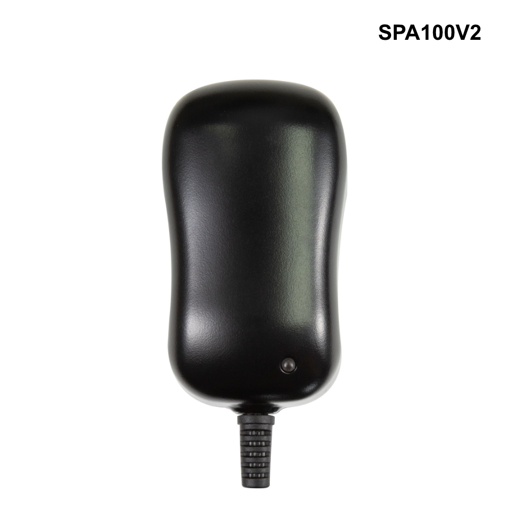 SPA100V2 - 3-12VDC 1A or 2.5A Switch Mode Power Adapter - 6x Interchangeable Power Connectors - 0