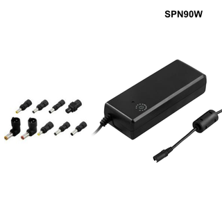 SPN90W - 90W Universal Notebook Power Adapter. Switch Mode & Regulated - 12V(6A) to 22VDC