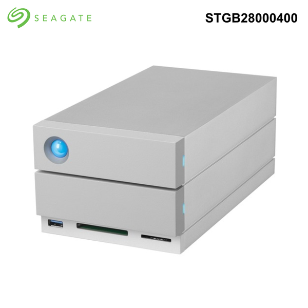 Seagate Lacie - 2big Dock (2x HDD, 7200 rpm Enterprise) USB C, Thunderbolt3, DP, Card Reader, 8-32TB