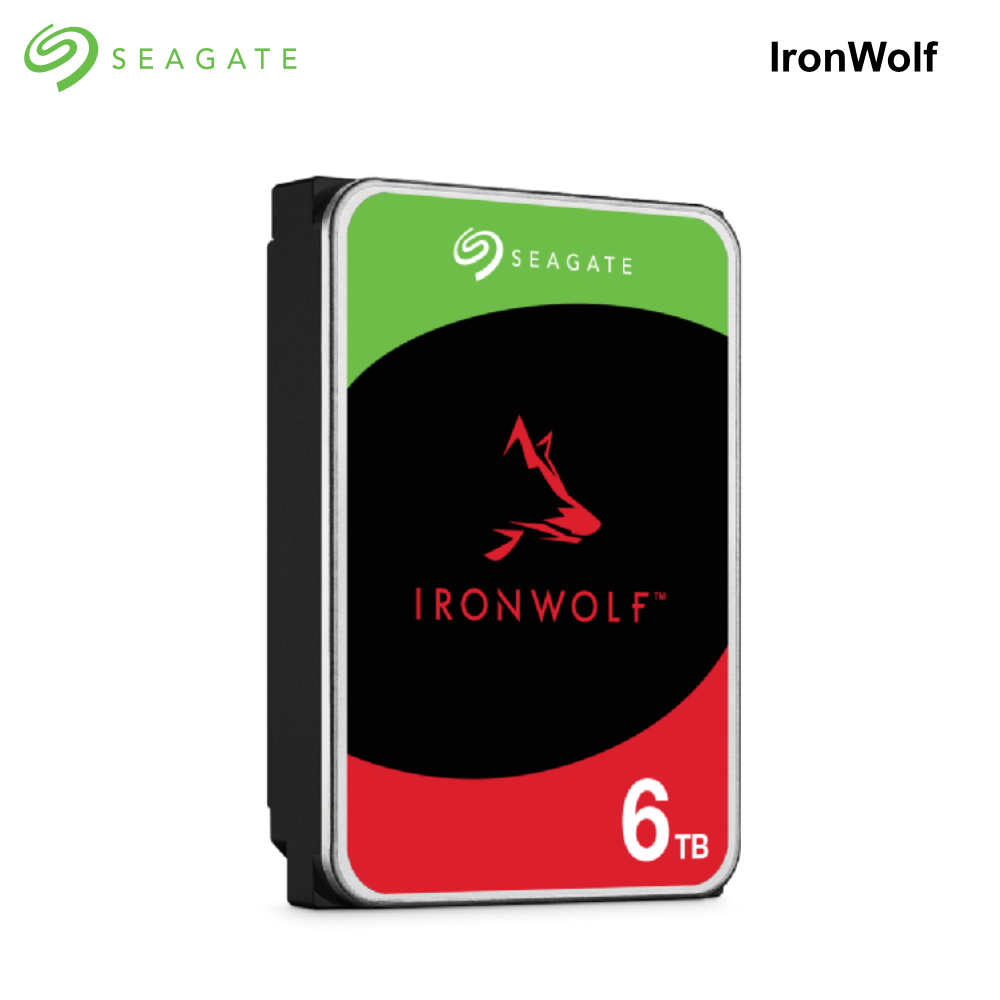 Ironwolf - Seagate NAS Internal 3.5" SATA Drive, 7200rpm, 1TB to 18TB options