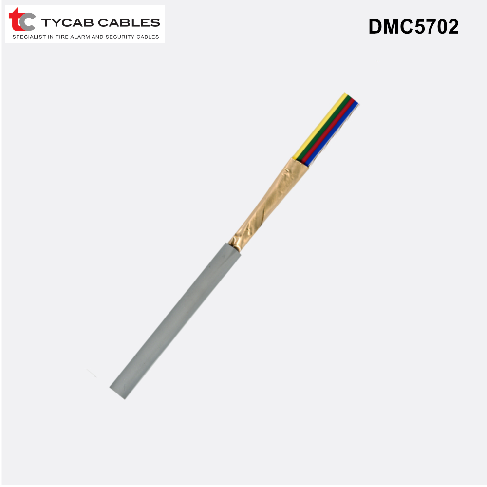 DMC5702 - 5 Core 0.22mm Data Cable Screened Copper - 100, 250 or 500m