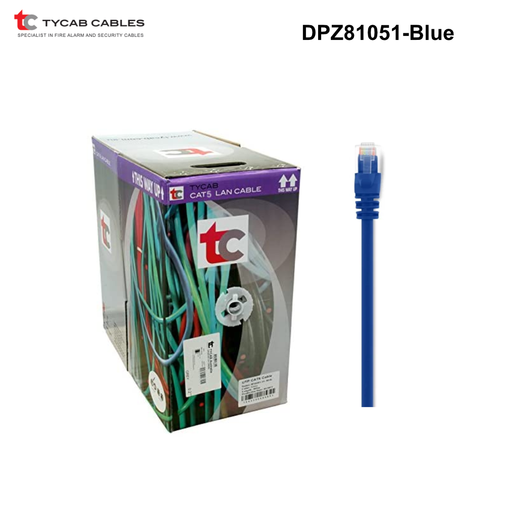 DPZ81051 - Tycab Cat5e UTP Network Cable Solid Core - 2 Colours