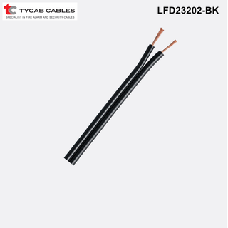 LFD23202-BK-100 - Tycab 1.0mm² 2 Core Garden Lighting Cable