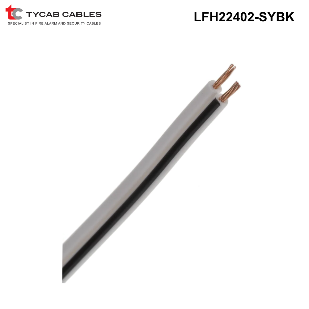 LFC22402 - Tycab Speaker Cable 0.75mm Grey or Black, 100m or 500m