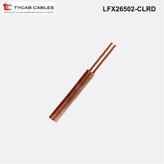 LFX26502-CLRD - Tycab Speaker Cable 2.0mm Clear Jacket, 100m or 500m
