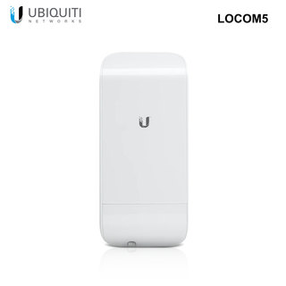 LOCOM5 - Ubiquiti Ubiquiti NanoStation locoM5 IEEE 802.11n 150 Mbit/s Wireless Bridge - 15 km