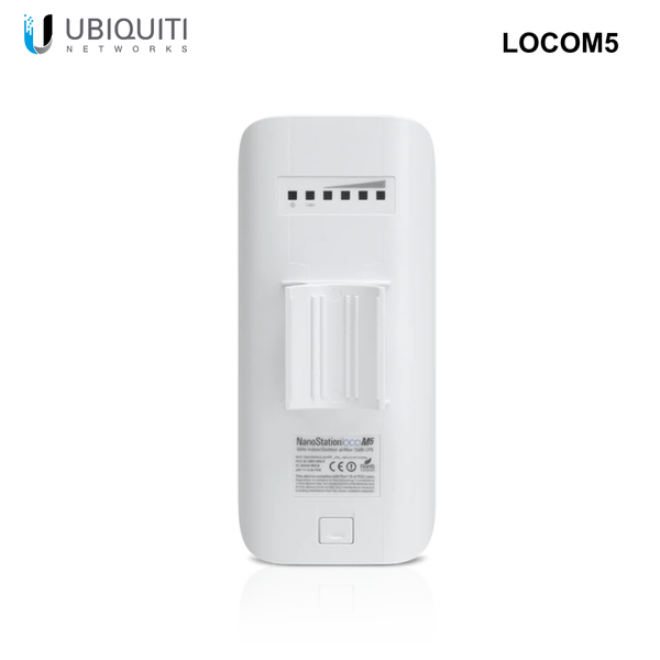 LOCOM5 - Ubiquiti Ubiquiti NanoStation locoM5 IEEE 802.11n 150 Mbit/s Wireless Bridge - 15 km