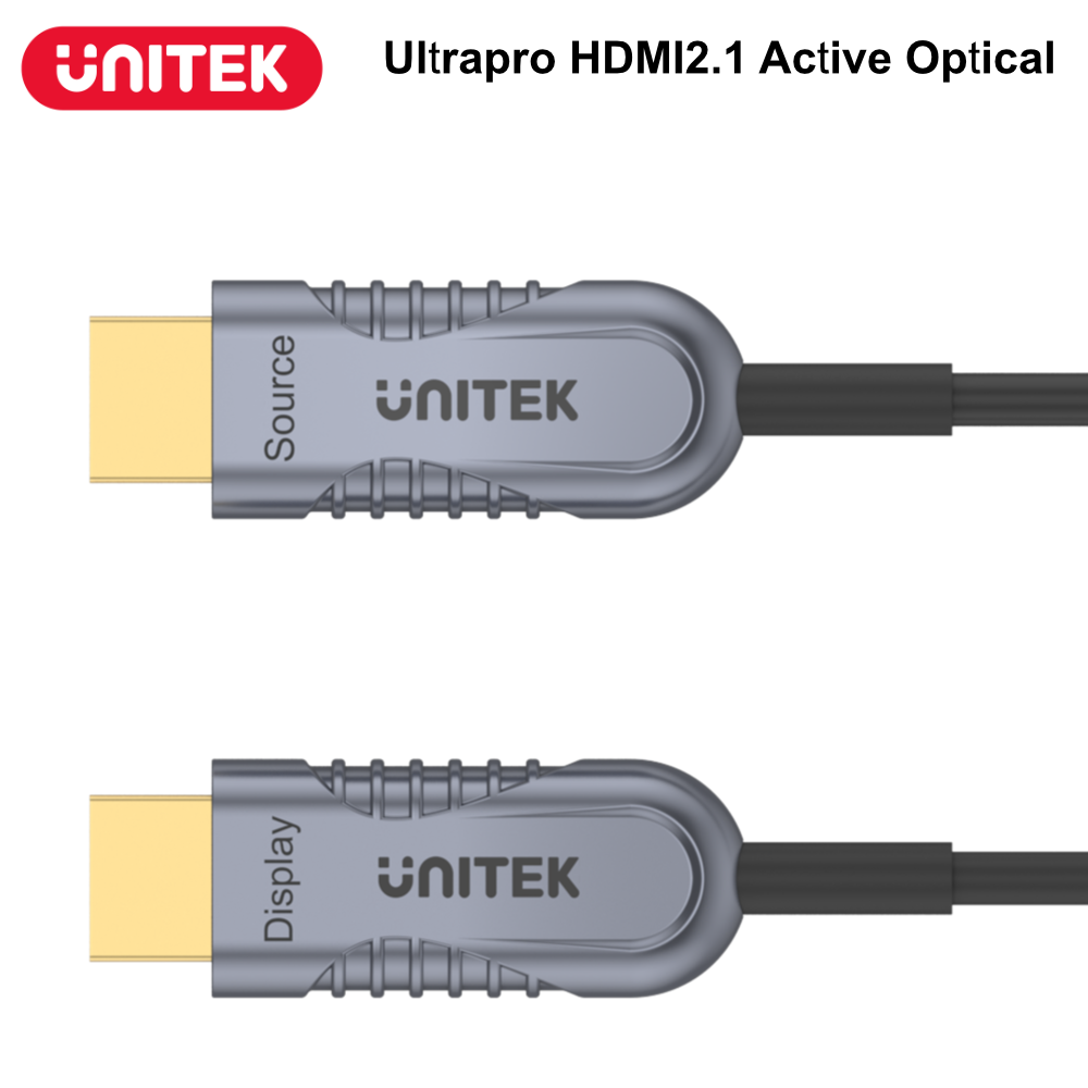 UNITEK Ultrapro HDMI 2.1 Active Optical Cable - 3m to 100m - 8K Resolution - 0