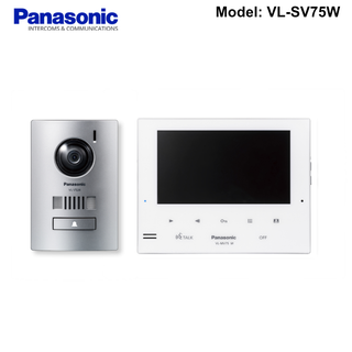 VL-SV75AZ-W - Panasonic Video Intercom kit with 7" Colour Monitor