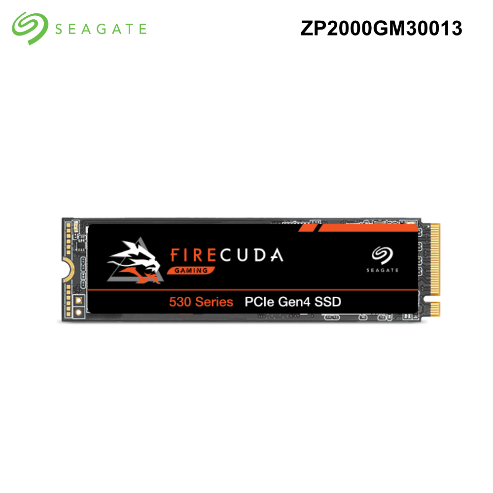 Firecuda -  Seagate 530 SSD, M.2, NVMe 2TB or 4TB, 7300 R/6900 W Mbs - 0
