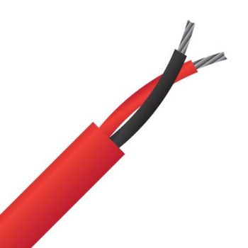 B2C1.25FACTCW - Maser 2 Core, 1.25mm², Tinned Copper, Fire Alarm Cable - Grey or Red - 0