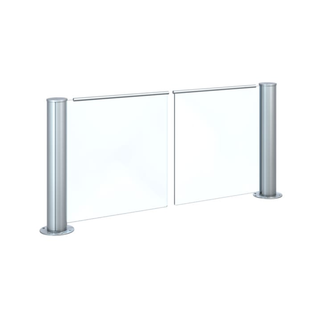 HSD-E03 - dormakaba Stainless Steel Glass Panel Swing Gate - 0