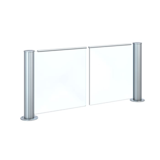 HSD-E03 - dormakaba Stainless Steel Glass Panel Swing Gate