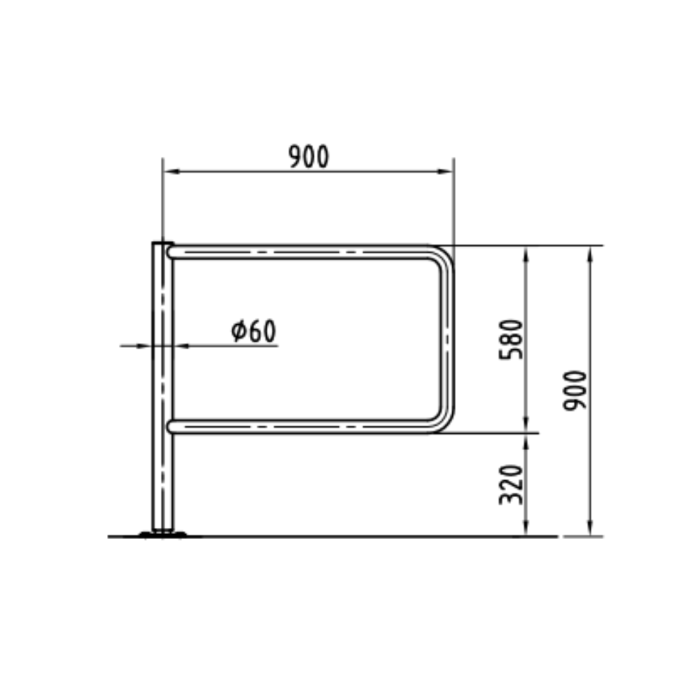 HSD-L01 - dormakaba Stainless Steel Panel Swing Gate - 0