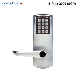 E-Plex2000 - dormakaba Standalone Push Button Lock with key override