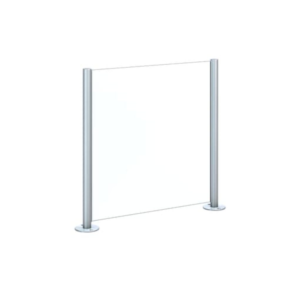 PGB-S01 - dormakaba Stainless Steel Glass Panel Pedestrian Guiding Bars