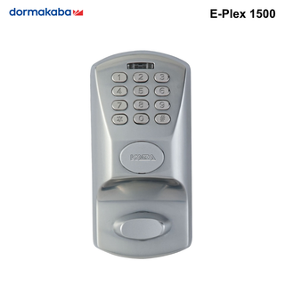 E-Plex1500 - dormakaba Standalone Push Button Deadbolt Lock with key override