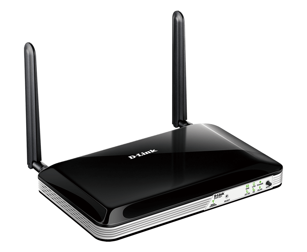 DWR-921 - D-Link  4G LTE Router with Standard-Size Sim Card Slot - 0