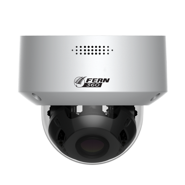 FERN360 Surveillance Kit - 2 Motorised Lens Starlight 5MP Vandal Dome Cameras and 5ch NVR 2TB HDD