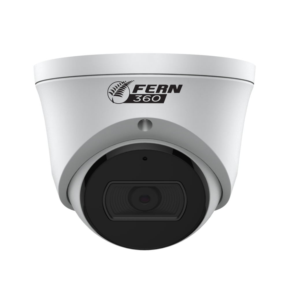 FERN360 Surveillance Kit - 2 Fixed Lens Starlight 4MP Turret Cameras and 5ch NVR 2TB HDD