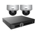 FERN360 Surveillance Kit - 2 Motorised Lens Starlight 5MP Vandal Dome Cameras and 5ch NVR 2TB HDD