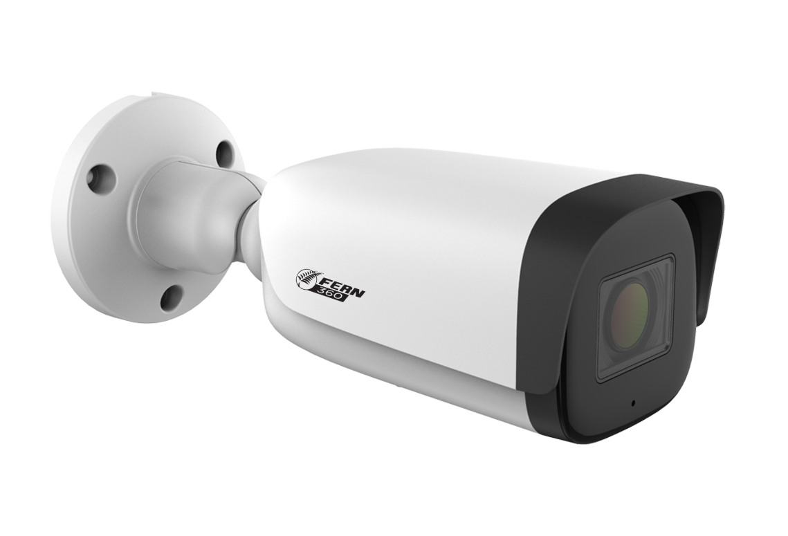 FERN360 Surveillance Kit - 2 Motorised Lens Starlight 5MP Bullet Cameras and 5ch NVR 2TB HDD